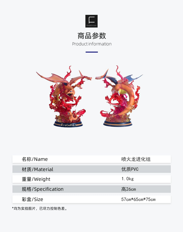 Pokemon Figura Evolution Eevee Action Figure Charizard Raichu Mewtwo Dragonite Venusaur Gengar Illuminous Model Decoration Gifts