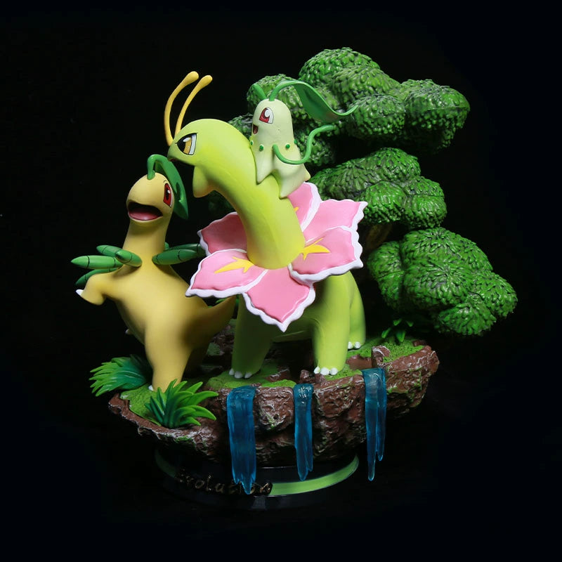 Pokemon Figura Evolution Eevee Action Figure Charizard Raichu Mewtwo Dragonite Venusaur Gengar Illuminous Model Decoration Gifts