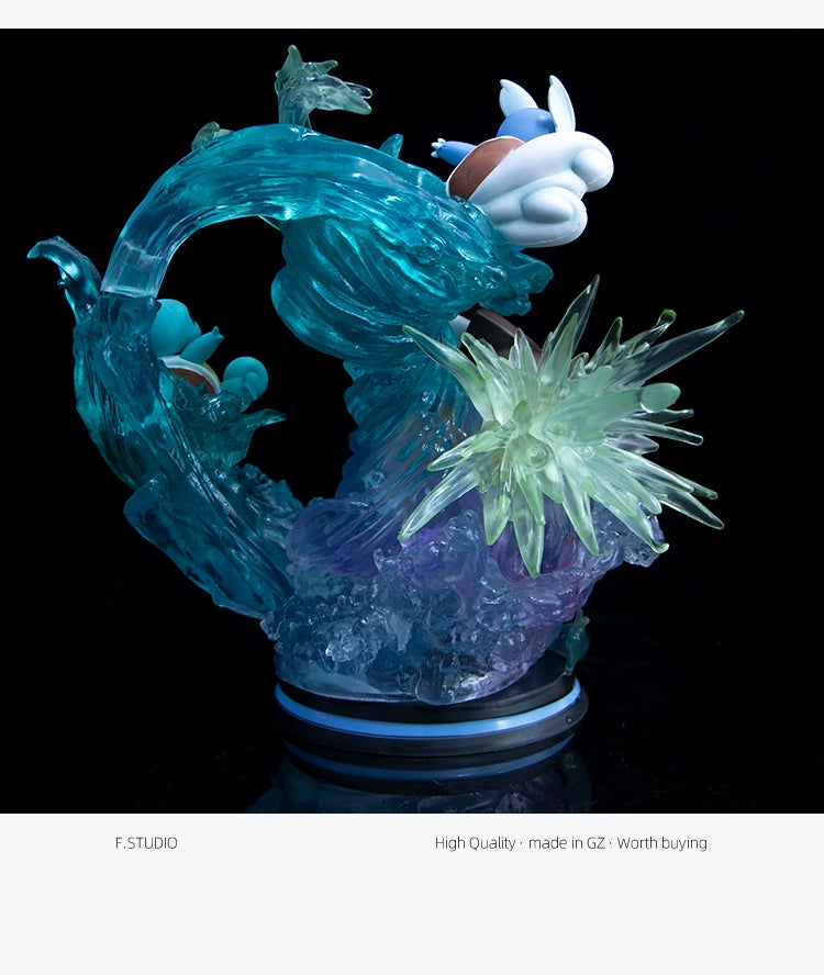 Pokemon Figura Evolution Eevee Action Figure Charizard Raichu Mewtwo Dragonite Venusaur Gengar Illuminous Model Decoration Gifts