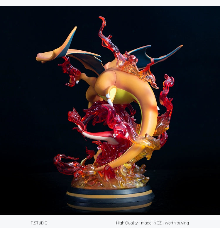 Pokemon Figura Evolution Eevee Action Figure Charizard Raichu Mewtwo Dragonite Venusaur Gengar Illuminous Model Decoration Gifts