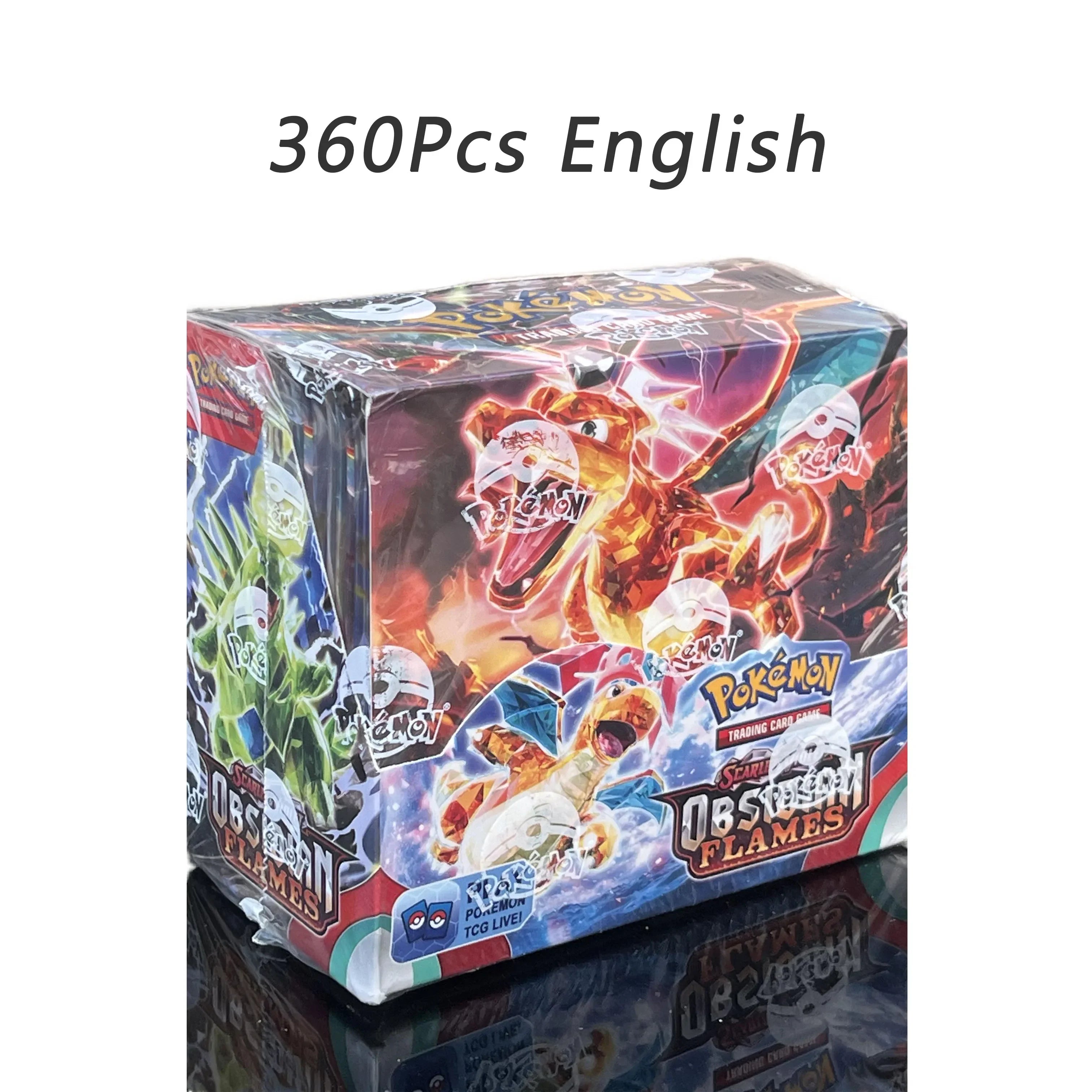 Pokemon Scarlet Violet FUSION STRIKE OBSIDIAM FLAMES Booster Pokemon Cards Display Box Pokemon Booster Battle Playing Cards Toys