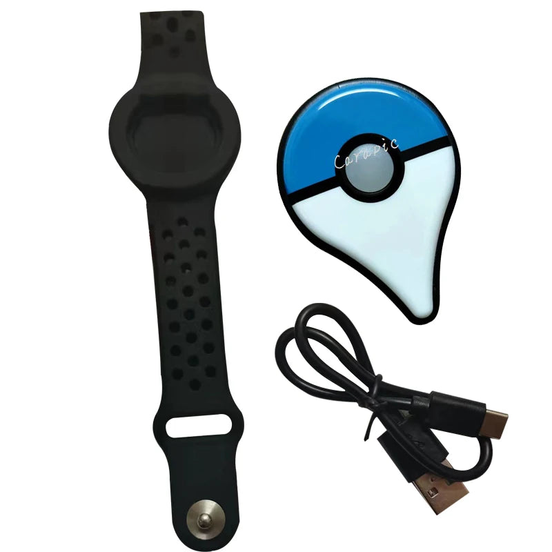 Auto Catch Type-c Rechargable For Pokemon Go Plus Wristband Bracelet Digital Watch Bluetooth Band Switch Game Accessory