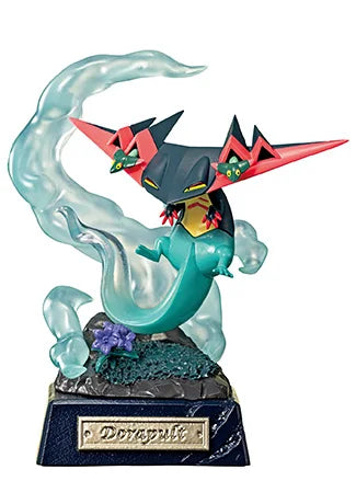 Original Re-Ment Pokemon Pocket Statue Dragon Type Dragonite Flygon Salamence Garchomp Goodra Dragapult Gift Toys