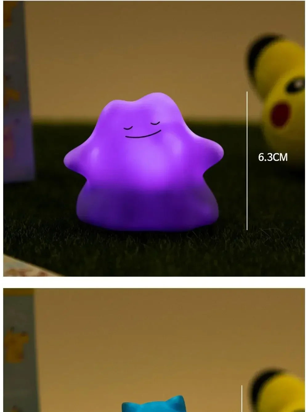 Pokemon Pikachu Snorlax Cartoon Night Light Creative Mini Bedroom Bedside Light Cute Eevee Ditto Night Light Birthday Gift