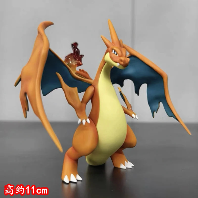 11cm Pokemon Charizard Anime Figure Model Gk Popular Statue Collection Desktop Decoration Doll Toys Gifts