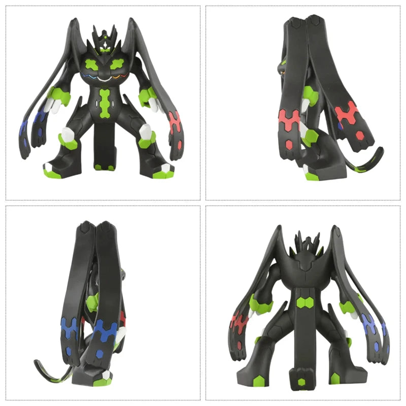 Original Pokemon Yveltal Xerneas Zygarde Figures Toy Mini Handmade Model Doll Pocket Monster Anime Statue Commemorative Gift