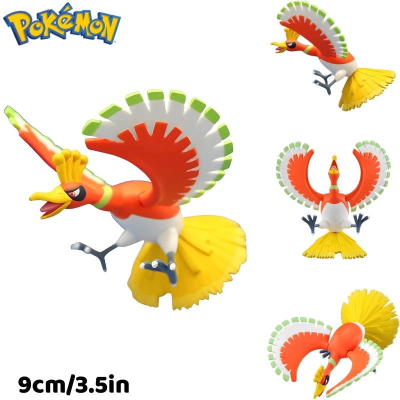 Original Takara Tomy Pokemon Figure Toys Koraidon Rayquaza Palkia Groudon Solgaleo Arceus Charizard Anime Figurine Model Dolls