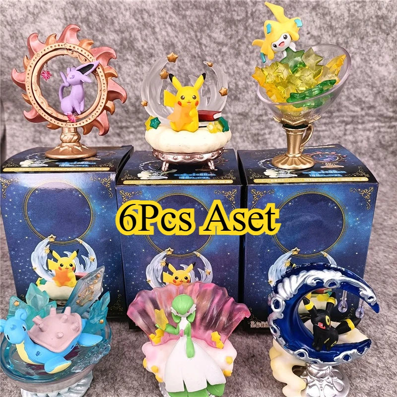 Pokemon Starry Sky Pikachu Mystery Box Eevee Blind Box Toys Anime Figures Doll Gifts Toys Collect Ornaments Kids Gifts