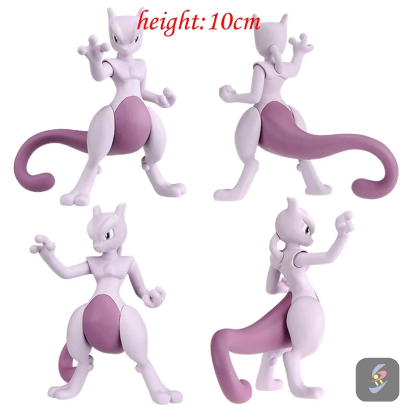 ORIGINAL Pokemon Anime Figure Toy Pikachu Gengar Charizard Dragonite Lucario Psyduck Eevee Cartoon Figurine Model  Decor Gift