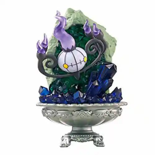 Original Pokemon Re-Ment GEM STONE COLLECTION 2 Chandelure Dragonair Pikachu and Sableye Sylveon Whimsicott Jirachi Model Toys