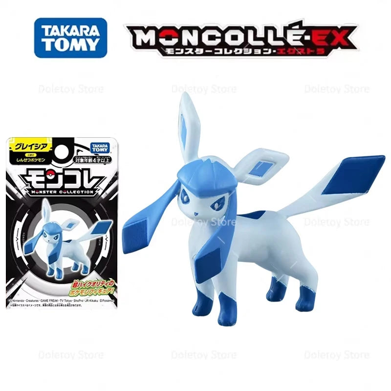 TOMY Pokemon Figure Trainer Ash Ketchum Leon Eevee Jolteon Flareon Leafeon Glaceon Umbreon Original Action Model Birthday Gift