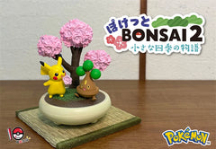 Original Re-Ment Pokemon Bonsai Collection 2 Little Four Seasons Story Vinyl Face Blind Box Toy Squirtle Ornaments Toys Gifts