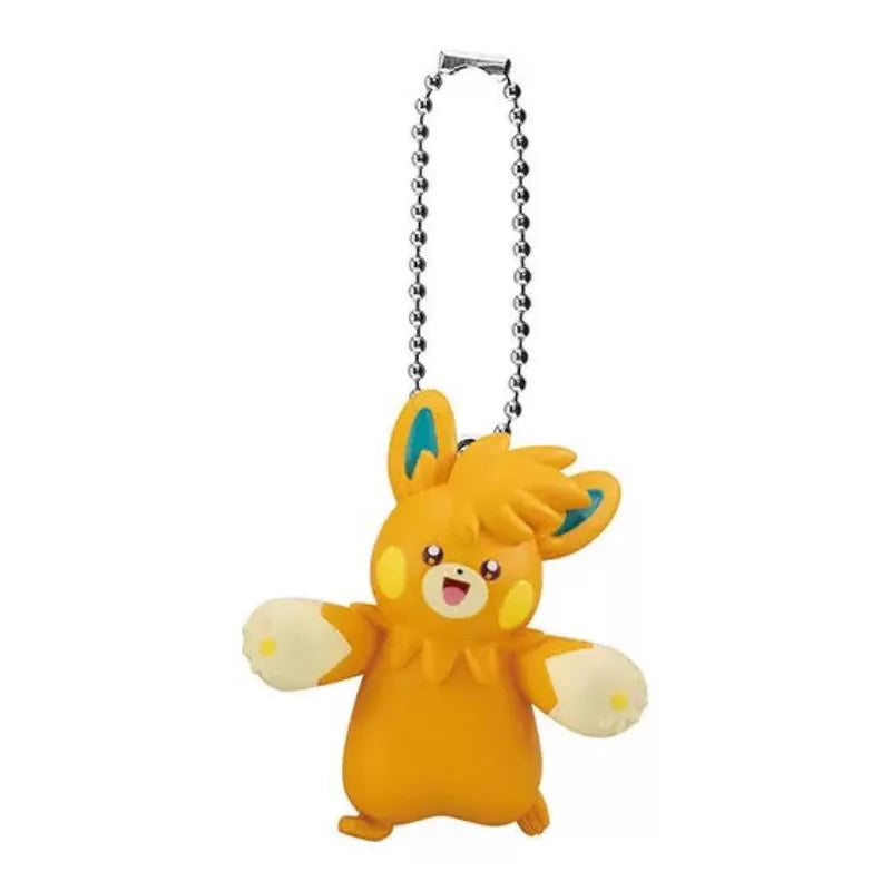 Bandai Genuine Pokemon Gashapon Toys Character Styling Pendant Series 9 Anime Figure Floragato Pawmot Quaxwell Model Dolls Gifts