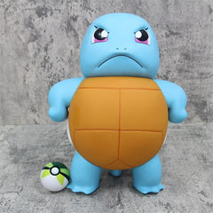 Pokemon 40cm Big Size Squirtle Anime Doll Handmade Kawaii Manga Peripheral Desktop Ornament Pvc  Collectible Model Kids Toy Gift