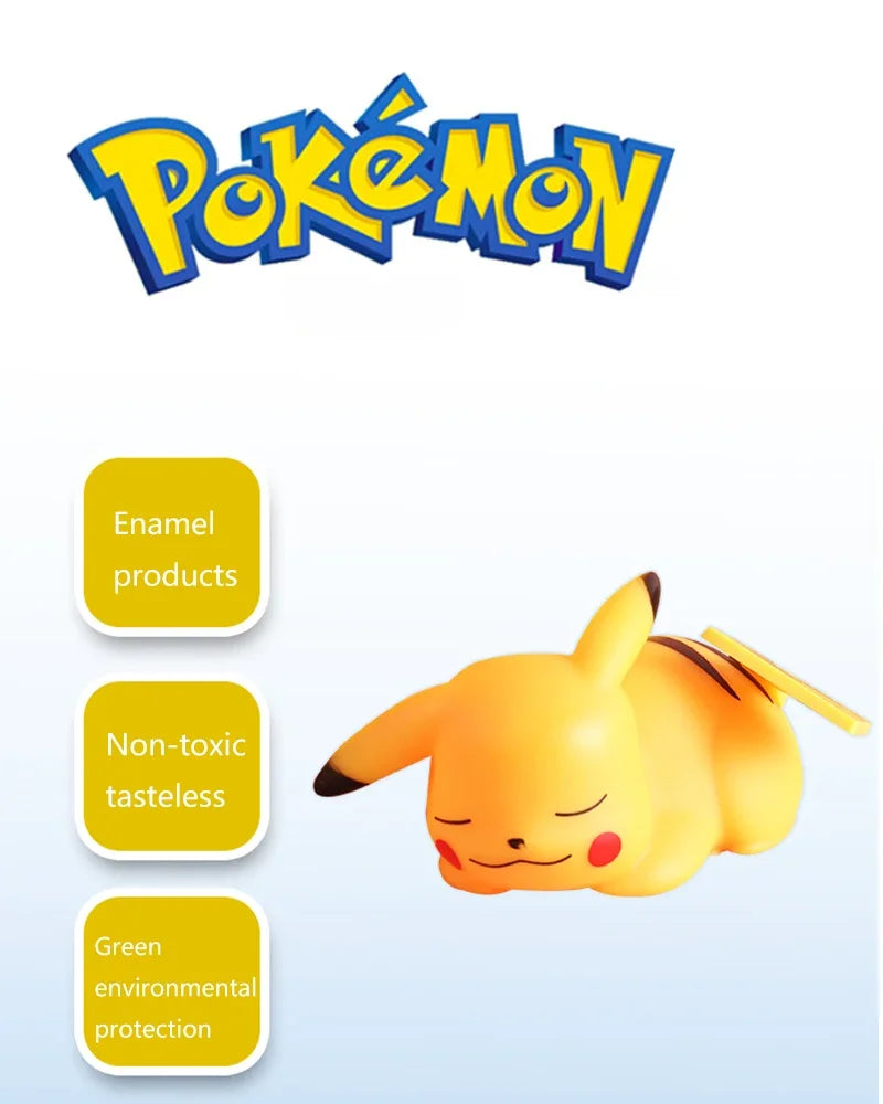 Pokemon Pikachu Squirtle Night Light Glowing Children Toy Pokemon Pikachu Cute Bedside Lamp Children Birthday Christmas Present