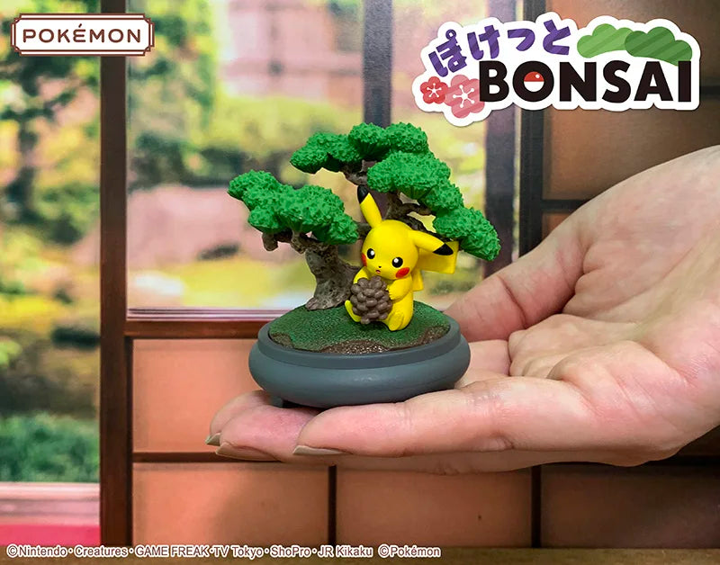 Re-ment Pokemon Pikachu Vulpix Ho-Oh Poliwag Mawile Lucario Potted Plant Figure Blind Box Toys Model Collection Ornaments Gifts