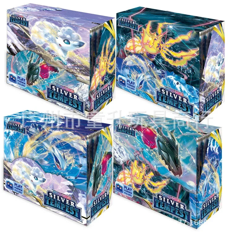 360pcs Pokémon Collection Game Card Booster Card Pack Sword and Shield Series Prismatic Evolutions - Toy Gift Flash Card