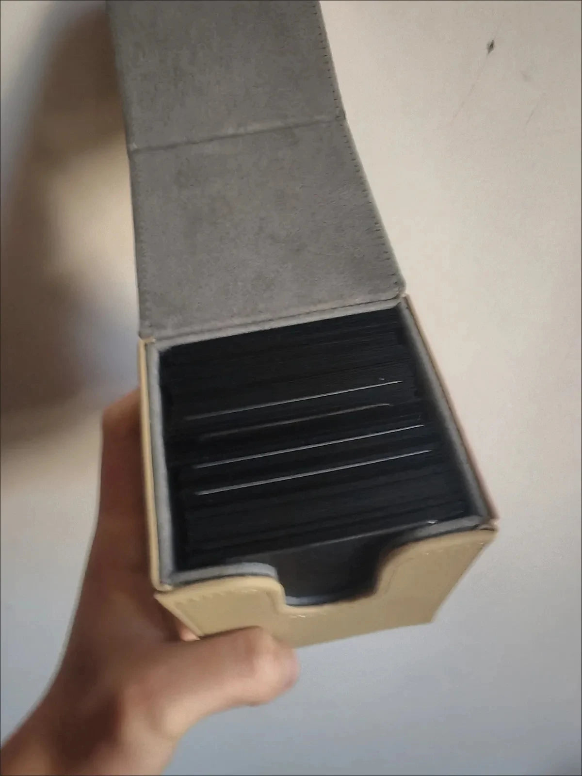 Cartoon Pokemon Card Deck Storage Box Kawaii Eevee Pu Ptcg Brand Box Gengar Large Capacity Card Deck Box Ws Card Case Toys