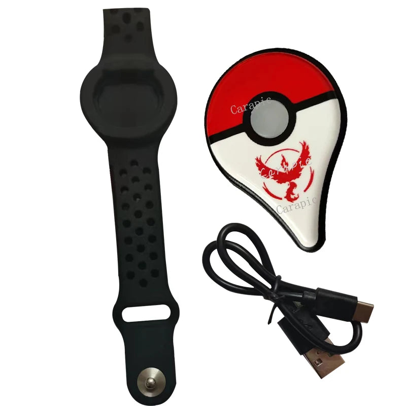 Auto Catch Type-c Rechargable For Pokemon Go Plus Wristband Bracelet Digital Watch Bluetooth Band Switch Game Accessory