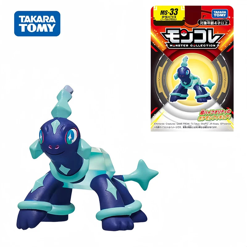 Originanl Tomy Takara Pokemon Action Figurine Toy Snorlax Terapagos Scream Tail Figure Kilowattrel Absol Collection Statue Dolls