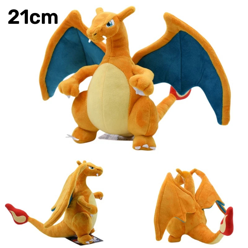 Pokemon Plush Toy Anime Character Dolls CharizardX&Y Eevee Greninja Lucanroc Lucario Rayquaza Gyarados Children's Plush Toy