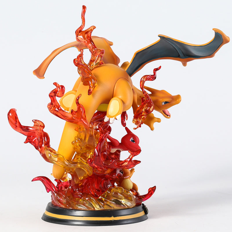 Pokemon Evolution Raichu Pikachu Pichu Light Up Statue Figure Collectible Model Toy
