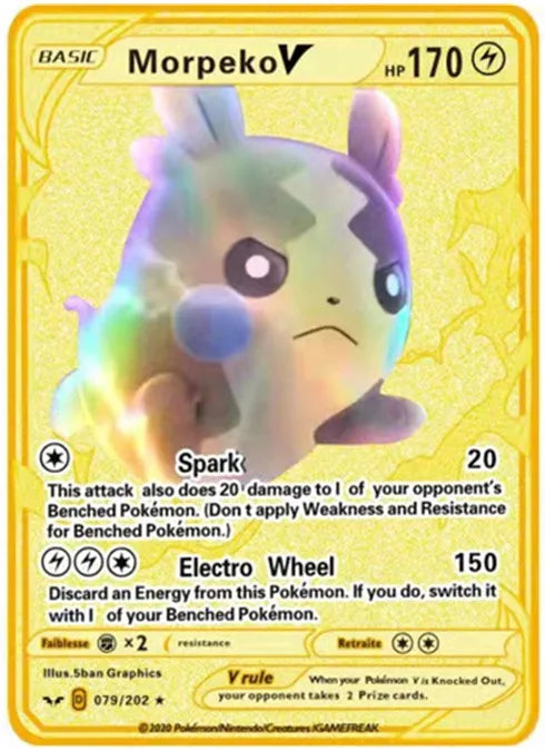 Pokemon English Metal Game Collection Card Anime Figure Charizard Pikachu Blastoise Mewtwo Battle Collection Carte Card Toy Gift