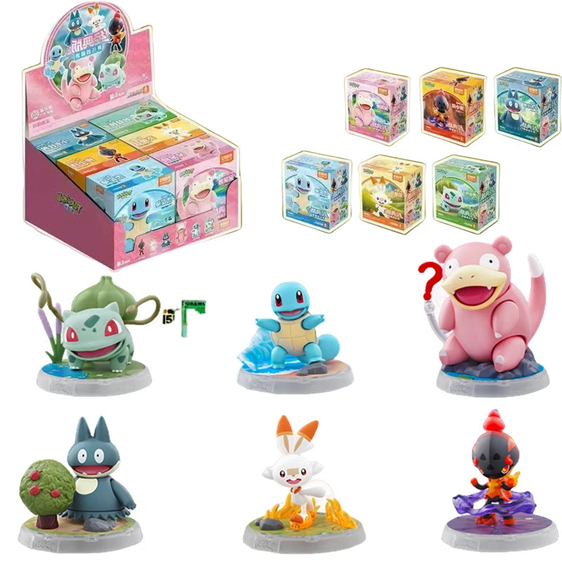 Pokemon Figure Charizard Ceruledge Greninja Meowscarada Action Figure Model Ornamental Decoration Collect Toys Christmas Gift