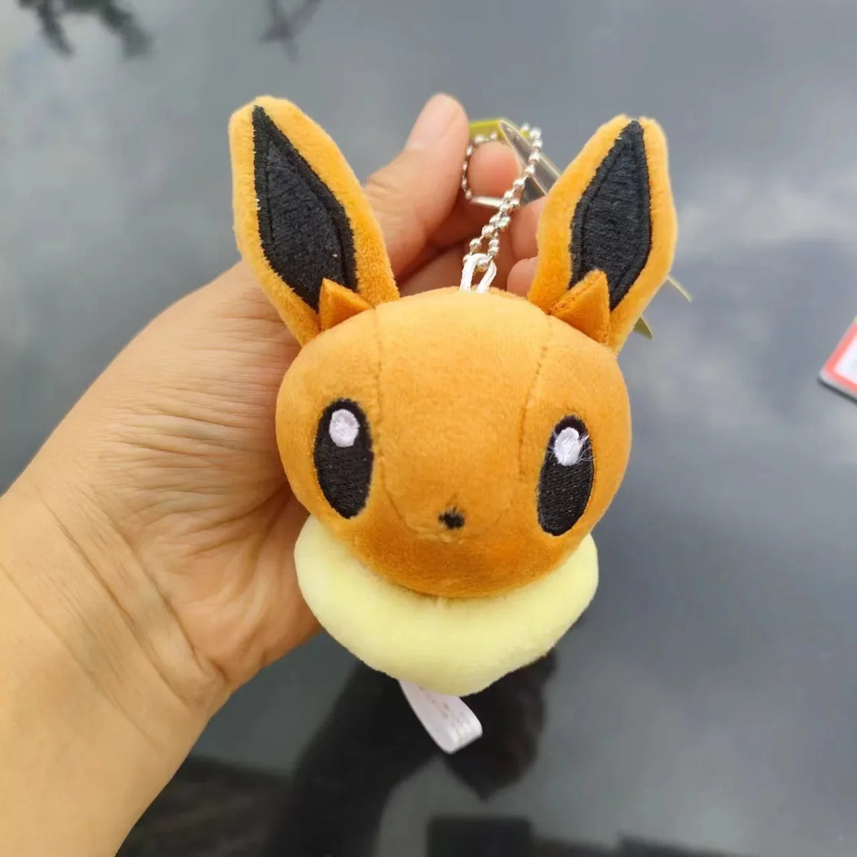 Pokemon Plush 10cm Eevee Keychain Anime Figures Umbreon Sylveon Espeon Soft Stuffed Plushie Doll Toy Pendant