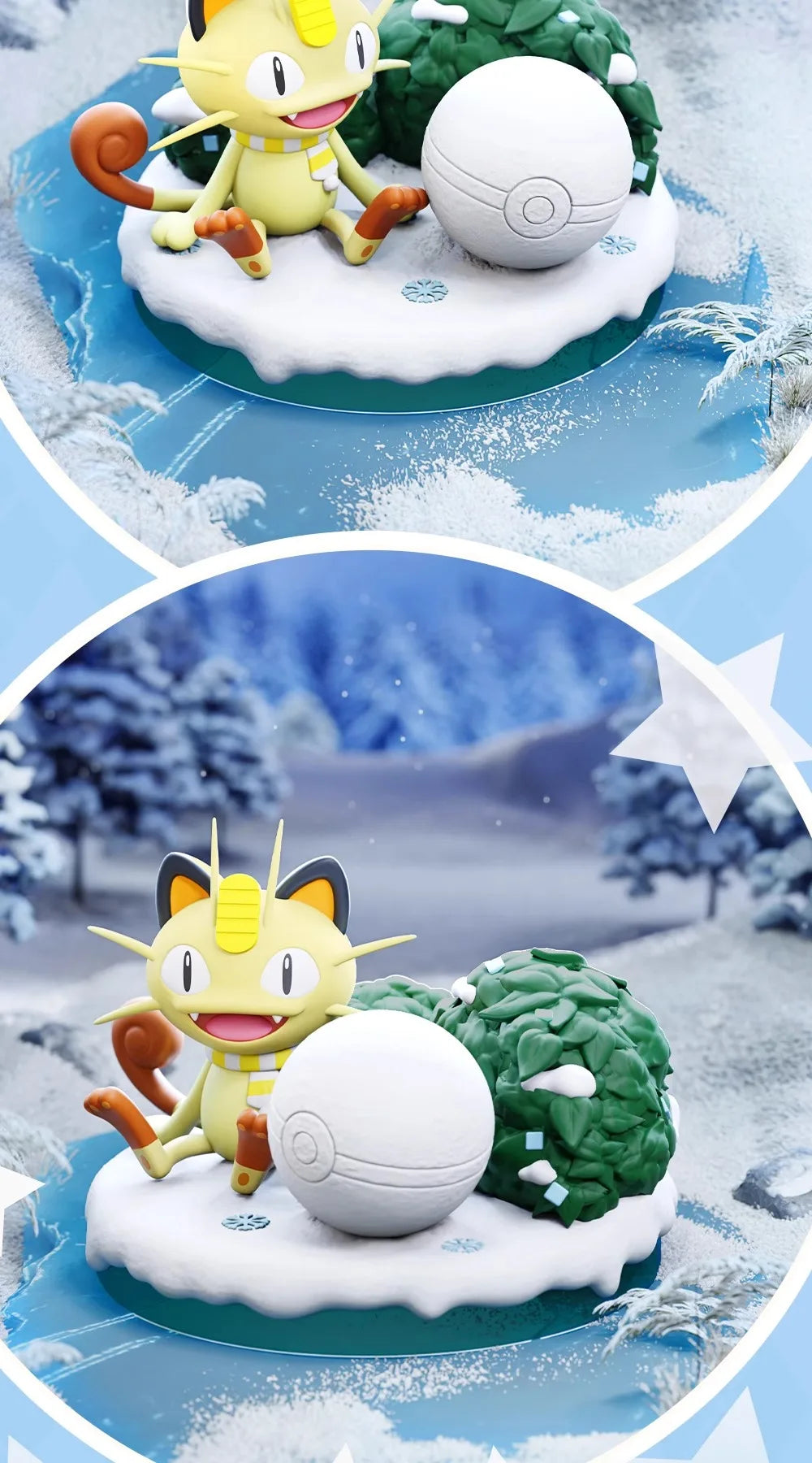 Anime Pokemon Figure Pikachu Eevee Meowth Bulbasaur Decoration Ornaments Action Figure Model Toys Children Birthday Gifts