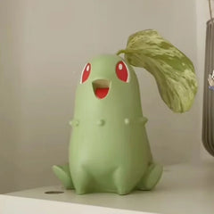 Pokemon Chikorita Kawaii Planter Flower Pot Creative Pot Chikoritas Statue Vase Ornaments Figure Model Decor Gifts Toy