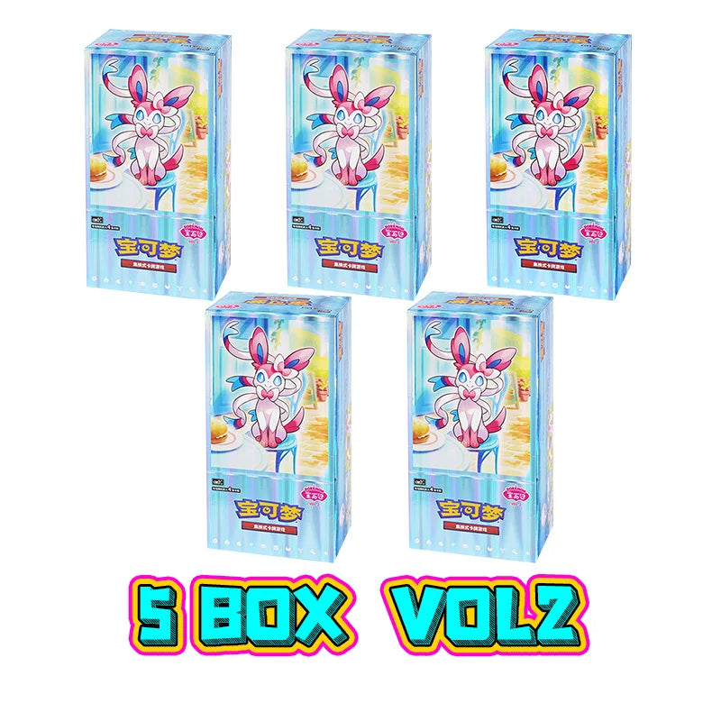 Original Gem Pack Vol 2 Cards Ptcg Card Scarlet and Violet Vol.2 Trading PTCG Bag Box Hi Deck Ibrahimovic Collection Toy Gift