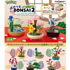 Original Re-Ment Pokemon Bonsai Collection 2 Little Four Seasons Story Vinyl Face Blind Box Toy Squirtle Ornaments Toys Gifts