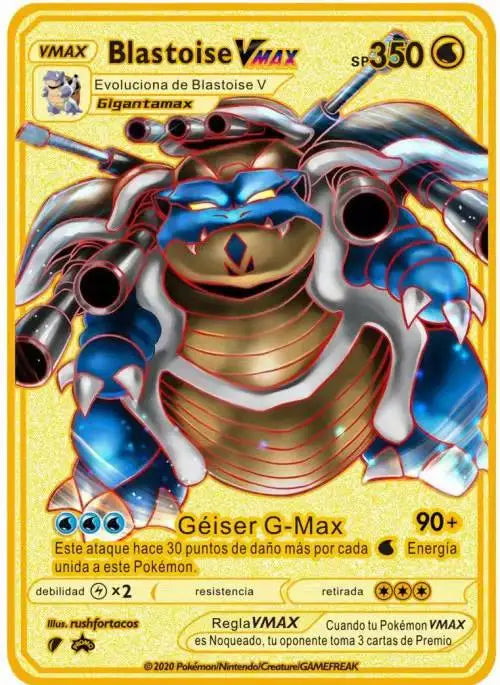 Pokemon English Metal Game Collection Card Anime Figure Charizard Pikachu Blastoise Mewtwo Battle Collection Carte Card Toy Gift