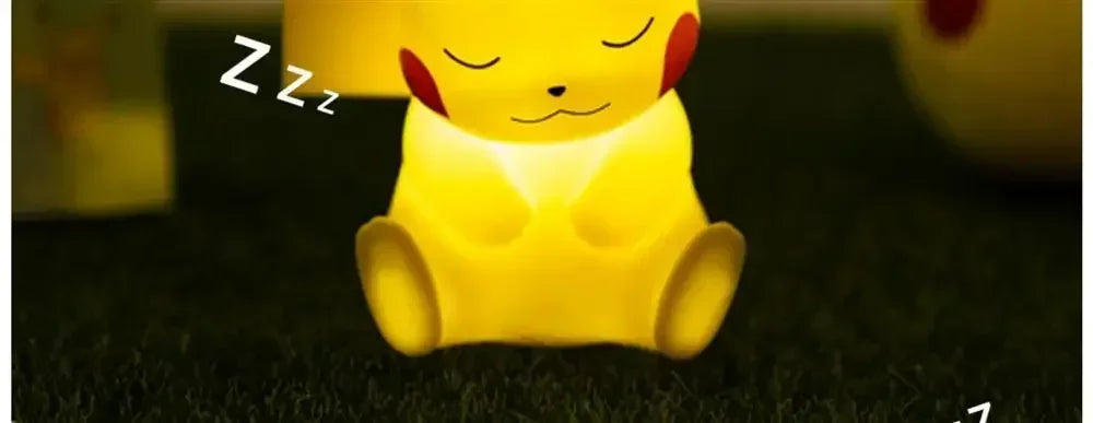 Pokemon Pikachu Snorlax Cartoon Night Light Creative Mini Bedroom Bedside Light Cute Eevee Ditto Night Light Birthday Gift