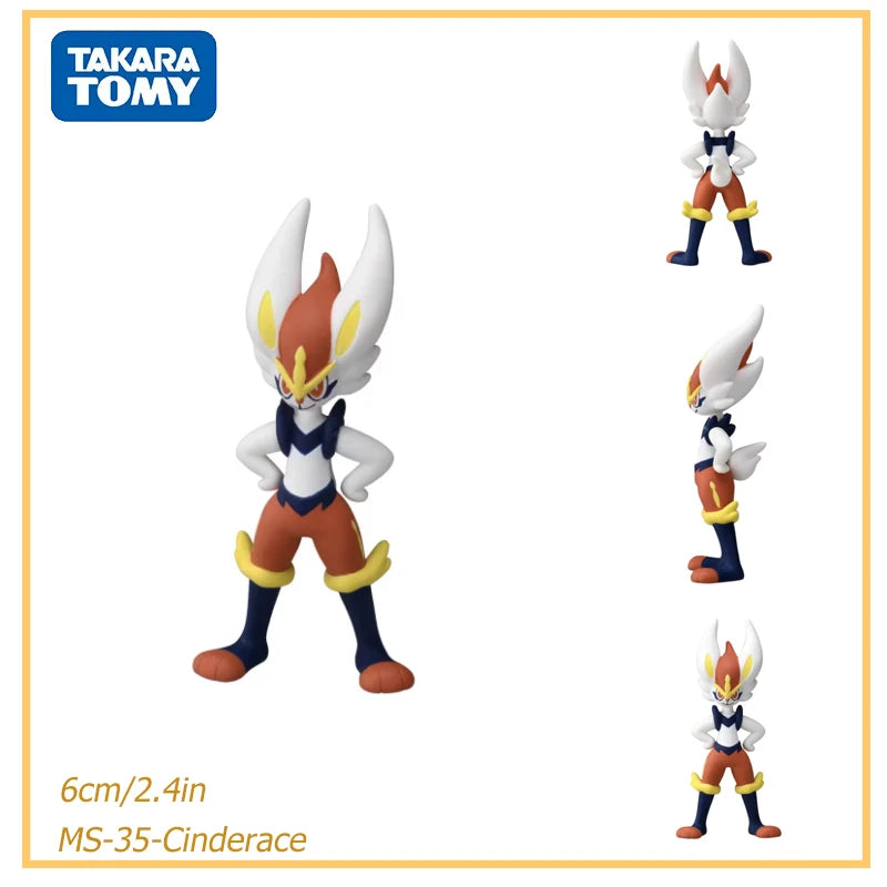 Originanl Tomy Takara Pokemon Action Figurine Toy Snorlax Terapagos Scream Tail Figure Kilowattrel Absol Collection Statue Dolls