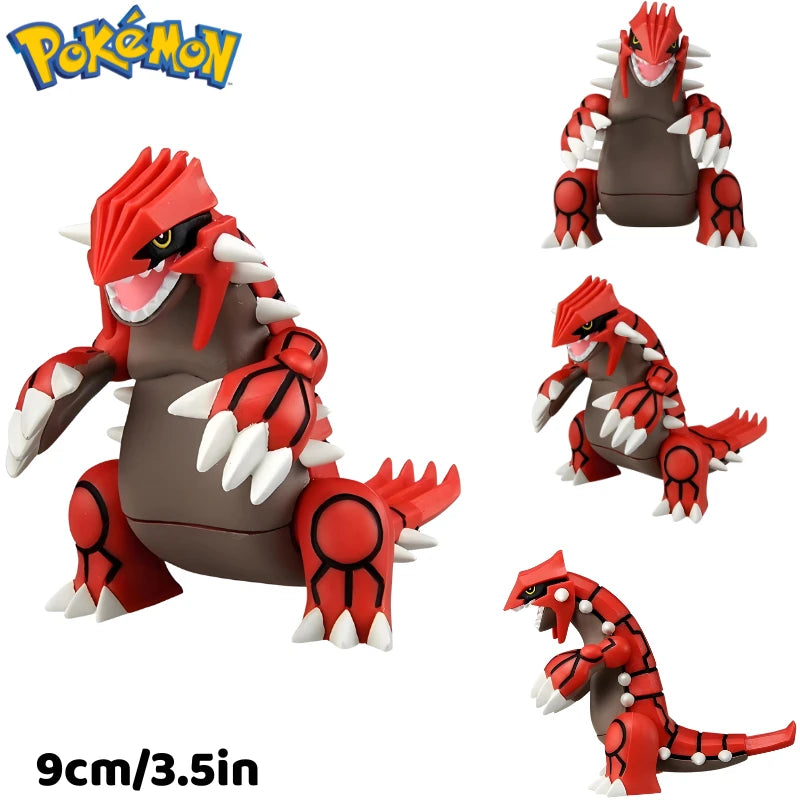 Original Takara Tomy Pokemon Figure Toys Koraidon Rayquaza Palkia Groudon Solgaleo Arceus Charizard Anime Figurine Model Dolls