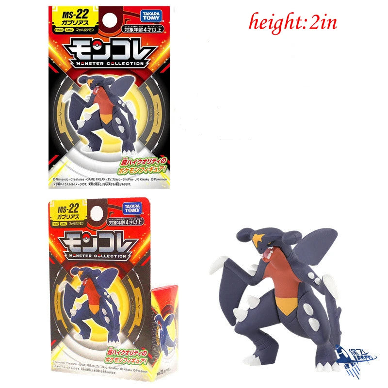 ORIGINAL Pokemon Anime Figure Toy Pikachu Gengar Charizard Dragonite Lucario Psyduck Eevee Cartoon Figurine Model  Decor Gift