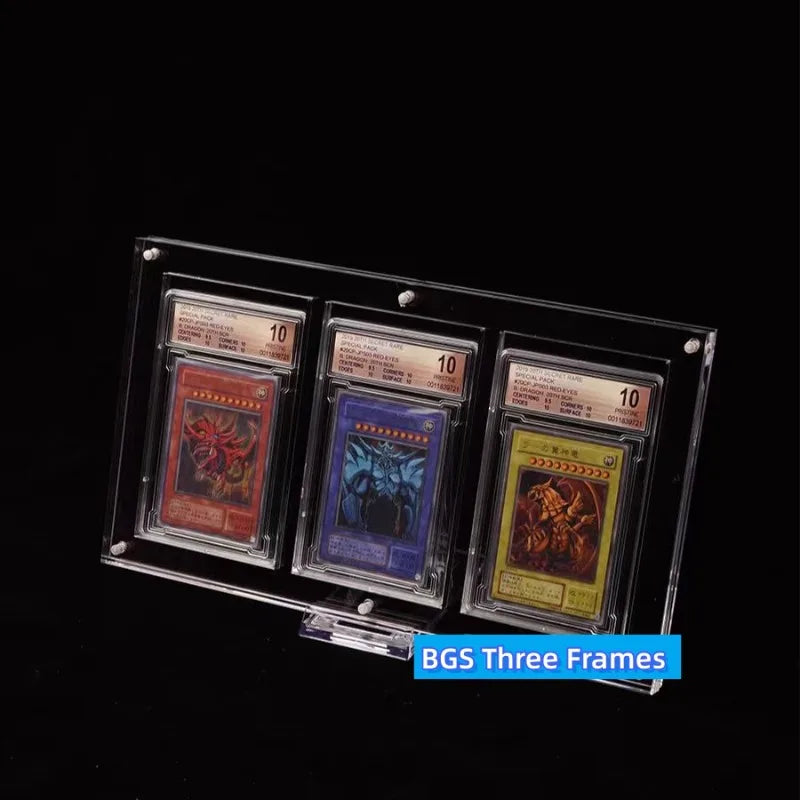 PTCG Pokemon Anime Character Acrylic High Transparent Rating Card Brick Box Storage Box Display Stand Protects Against Dust