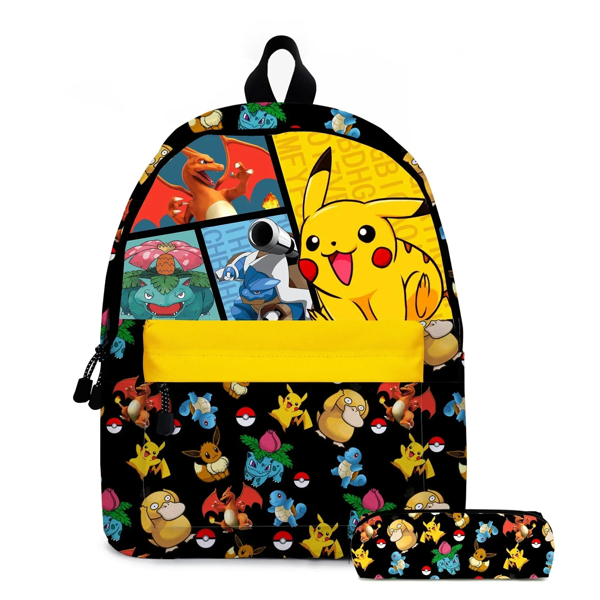 Pokemon School Bags Backpacks Pikachu Anime Figures Kids Bags Big Capacity Travel Bag Girls Boys Christmas Gifts Toys
