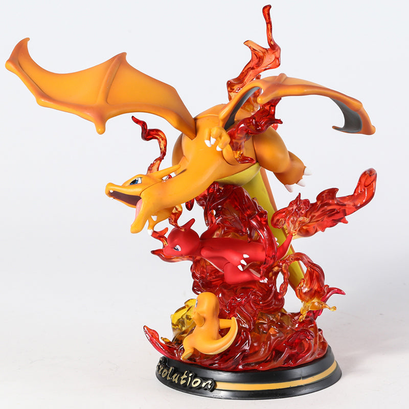 Pokemon Evolution Raichu Pikachu Pichu Light Up Statue Figure Collectible Model Toy