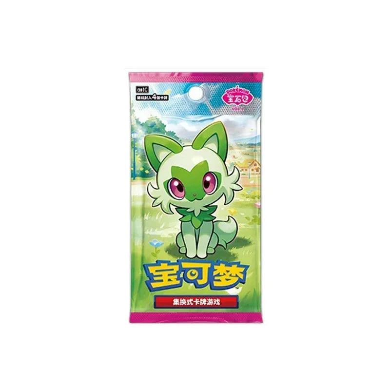 In Stock 100% Original Pokemon Cards Vol.1 Scarlet and Violet Trading PTCG Bag Box Hi Deck Ibrahimovic Pikachu Card Custom Toys