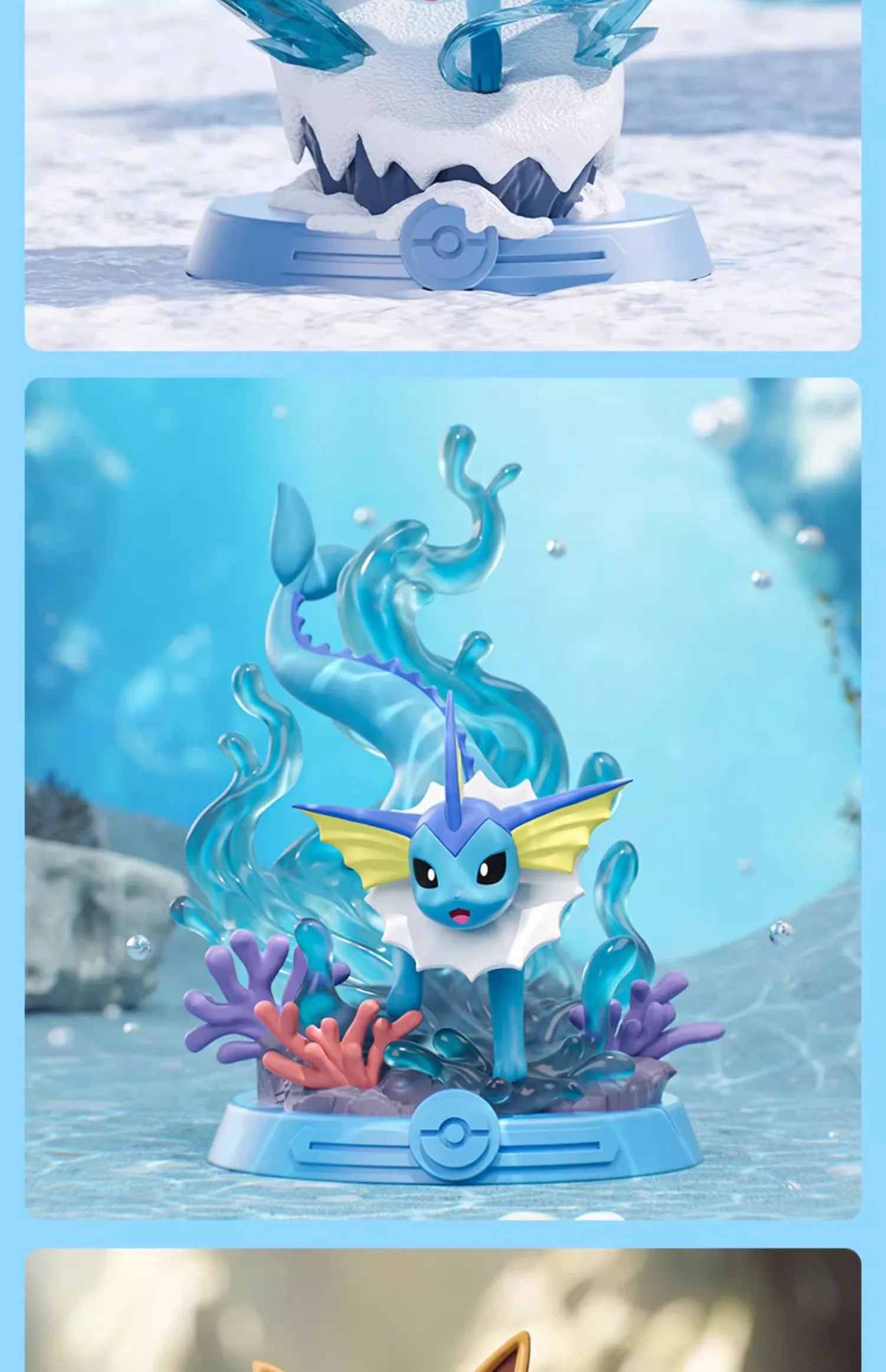 Anime Pokemon Funism Original Adventure Eevee Family Suit Blind Box Jolteon Sylveon Action Figure Collection Model Kids Toy Gift