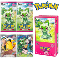 In Stock 100% Original Pokemon Cards Vol.1 Scarlet and Violet Trading PTCG Bag Box Hi Deck Ibrahimovic Pikachu Card Custom Toys