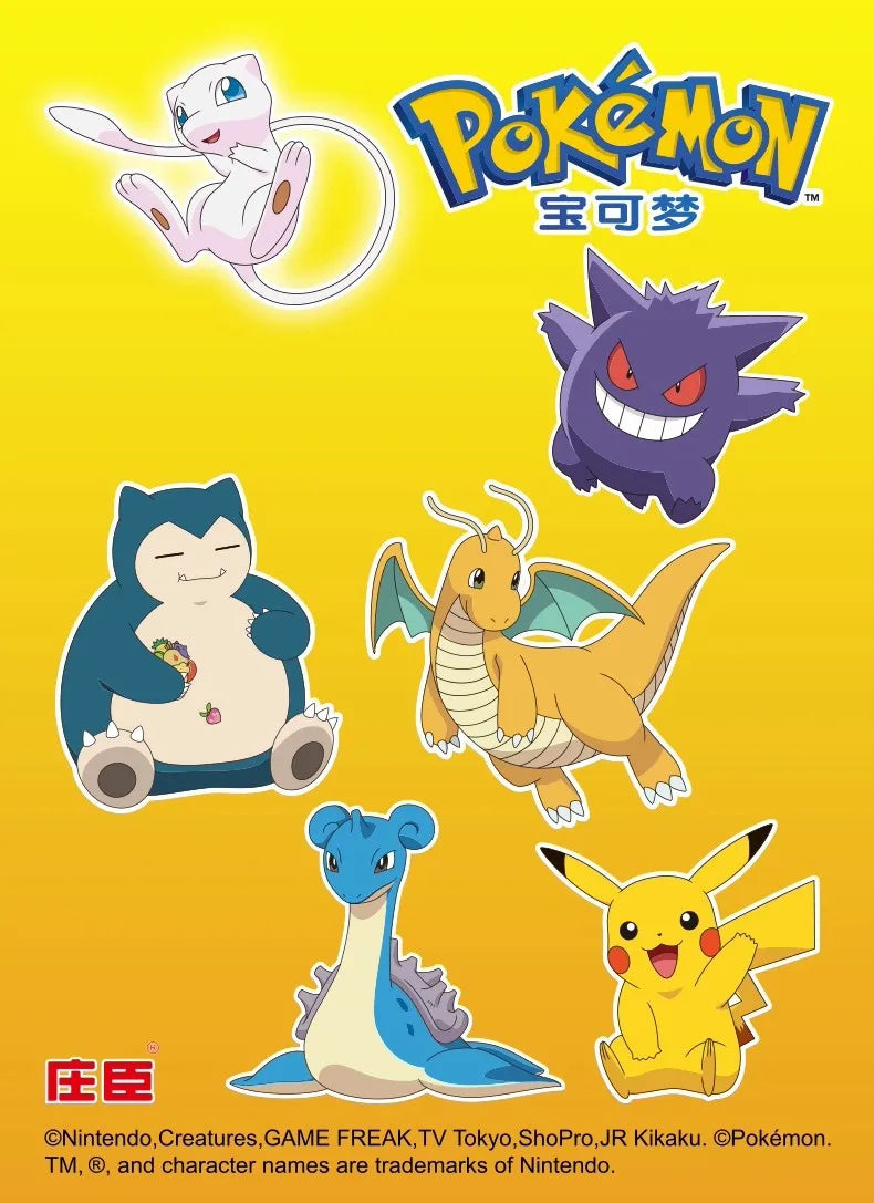 Original Pokemon Elf Ball Toys Pocket Monsters Figures Model Pikachu Gengar Elf Ball Dragonite Snorlax Lapras Kids Toy