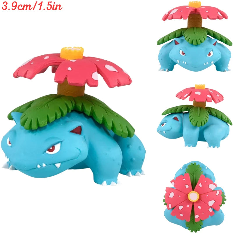 Original Takara Tomy Pokemon Venusaur Blastoise Charizard Figure Toys Anime Pikachu Umbreon Vaporeon Charcadet Model Dolls Gifts