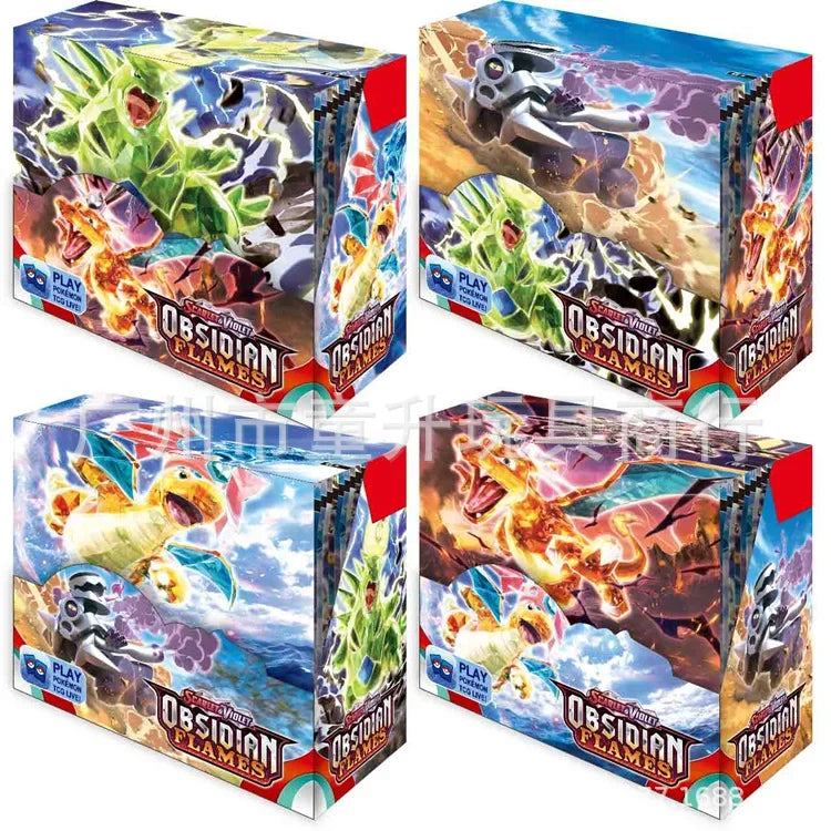 360pcs Pokémon Collection Game Card Booster Card Pack Sword and Shield Series Prismatic Evolutions - Toy Gift Flash Card
