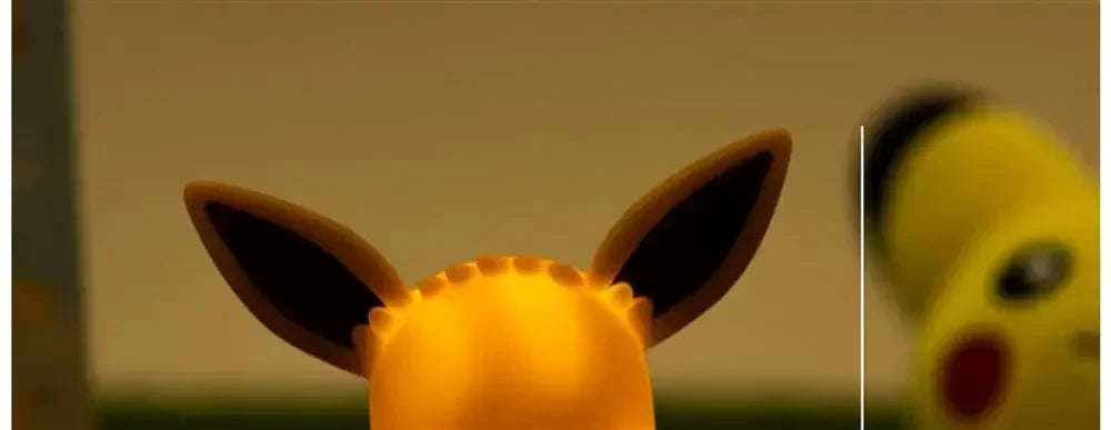 Pokemon Pikachu Snorlax Cartoon Night Light Creative Mini Bedroom Bedside Light Cute Eevee Ditto Night Light Birthday Gift