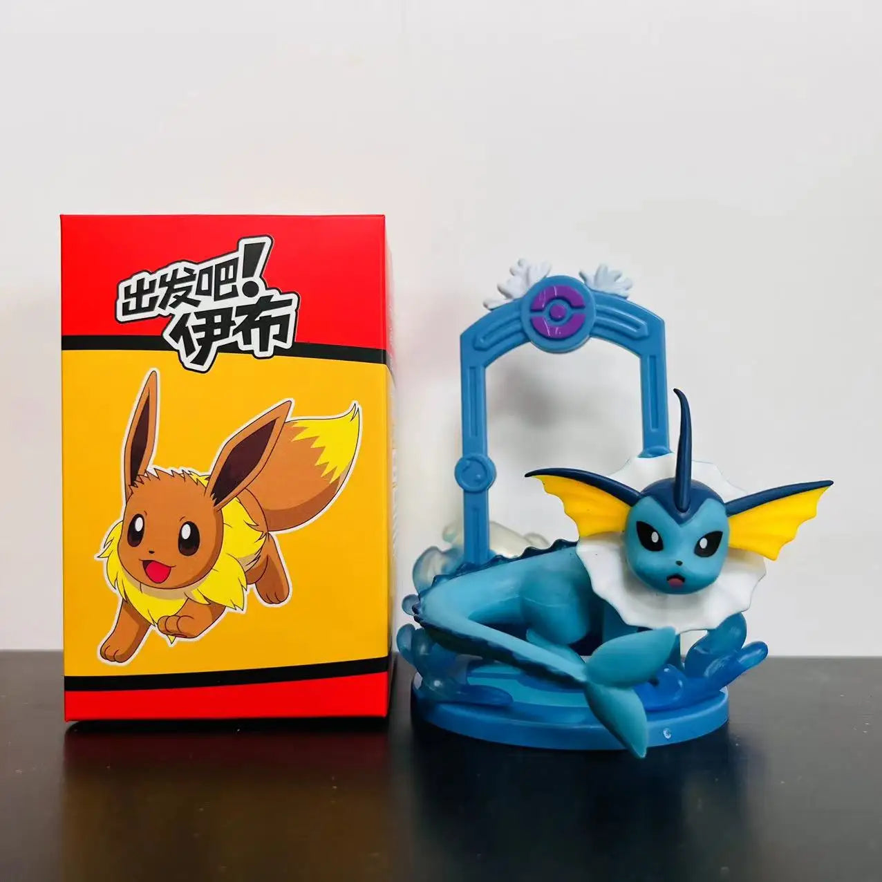 9pcs/Set Pokemon Eeveelution Figure Set Eevee Sylveon Espeon Glaceon Leafeon Box Anime Figure Toy Children's Birthday Gift