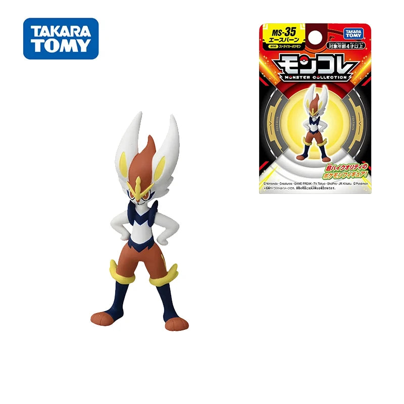 Originanl Tomy Takara Pokemon Action Figurine Toy Snorlax Terapagos Scream Tail Figure Kilowattrel Absol Collection Statue Dolls